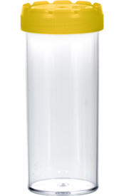 Multi-purpose container, 120 ml, (LxØ): 105 x 44 mm, PS, transparent