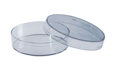 Petri dish, 54.65 x 14.7 mm, transparent, without ventilation cams