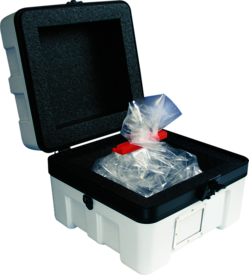 Transport case B 13, flat design for block rack