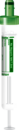 S-Monovette® Sodium heparin NH, 7.5 ml, cap green, (LxØ): 92 x 15 mm, with paper label