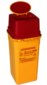 Disposal container, Multi-Safe euroMatic®, 7,000 ml, biohazard labelling