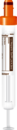 S-Monovette® Heparina de litio gel+ LH, 4,9 ml, cierre naranja, (LxØ): 90 x 13 mm, con etiqueta de papel