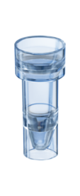 Sample tube, suitable for Hitachi analyser, transparent