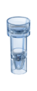 Sample tube, suitable for Hitachi analyser, transparent