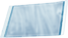 Versiegelungsfolie, Material: Acetat, transparent