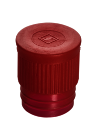 Tampa de pressão, vermelha, adequado para tubos de Ø 15,5, 16, 16,5, 16,8 e 17 mm