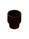 Push cap, brown, suitable for tubes Ø 12 mm