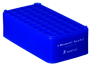 Rack S-Monovette® D12, Ø orifice : 12 mm, 5 x 10, bleu