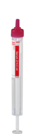 Monovette® Luer Soro CAT, 4,5 ml, tampa vermelha, (CxØ): 92 x 11 mm, com etiqueta de papel