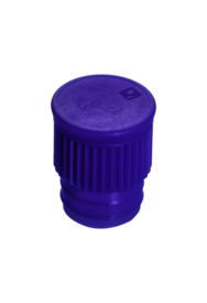 Bouchon pression, violet, compatible avec tubes Ø 15,7 mm