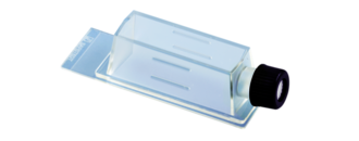 x-well cell culture chamber, flask, on PCA slide, removable frame