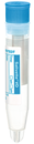 Salivette® VD, with cotton swab, cap: light blue, with paper label