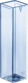 Cuvette, 4.2 ml, (HxW): 45 x 12 mm, PS, transparent, optical sides: 4