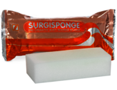 SURGISPONGE, imprégné de Solution de gluconate de chlorhexidine à 4 %.