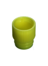 Push cap, yellow, suitable for tubes Ø 13 mm