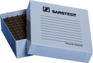 Boîte de conservation, couvercle coiffant, carton, format : 10 x 10, pour 100 récipients