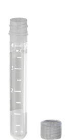 Screw cap tube, 4.5 ml, (LxØ): 75 x 12 mm, PP, with print