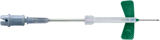 Safety-Multifly® needle, 21G x 3/4'', green, tube length: 80 mm, 1 piece(s)/blister