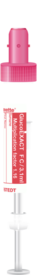 S-Monovette® GlucoEXACT FC, 3,1 ml, bouchon rose, (L x Ø) : 75 x 13 mm, avec étiquette papier