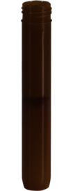 Tubo roscado, 5 ml, (LxØ): 92 x 15,3 mm, fondo intermedio cónico, fondo del tubo redondeado, PP, sin cierre, 100 unidades/bolsa