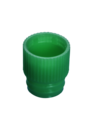Eindrückstopfen, grün, passend für Röhren Ø 13 mm