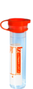 Micro sample tube Lithium heparin LH, 1.3 ml, push cap, EU