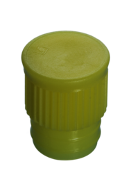 Tapón a presión, amarillo, adecuada para tubos Ø 15,7 mm