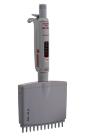 Sarpette® M, 12-channel, variable, 0.5 µl - 10 µl, grey, 1 piece(s)/case