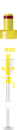 S-Monovette® Fluoride/EDTA FE, 2.7 ml, cap yellow, (LxØ): 75 x 13 mm, with plastic label