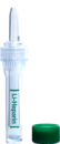 Multivette® 600 Lithium heparin LH, 600 µl, cap green, screw cap