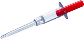 Minivette® POCT EDTA K3E, 50 µl, plunger red, colour code EU, 200 piece(s)/bag