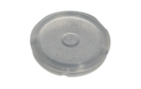 Colour-coded inserts, natural, PP, suitable for screw caps 65.712.xxx