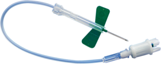 Aguja Safety-Multifly®, 21G x 3/4'', verde, longitud del tubo: 200 mm, 1 unidades/blíster