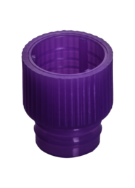 Push cap, violet, suitable for tubes Ø 11.5 and 12 mm