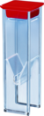 UV cuvette, 2 ml, (HxW): 45 x 12.5 mm, special plastic, transparent, optical sides: 2