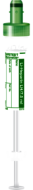 S-Monovette® Lithium heparin LH, 7.5 ml, cap green, (LxØ): 92 x 15 mm, with paper label