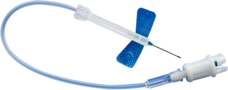 Safety-Multifly® needle, 23G x 3/4'', blue, tube length: 200 mm, 1 piece(s)/blister