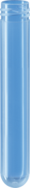 Tube avec bouchon à vis, 5 ml, (L x Ø) : 75 x 13 mm, fond rond, PP, sans bouchon, 500 pièce(s)/pile