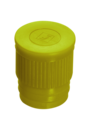 Push cap, yellow, suitable for tubes Ø 15.5, 16, 16.5, 16.8 and 17 mm