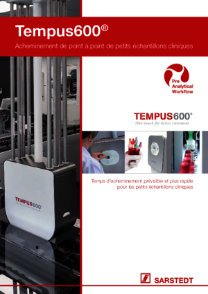 Tempus600® Transport de point à point de petits volumes d'échantillons cliniques
